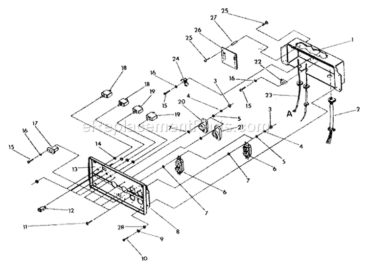 Page B Diagram and Parts List for 0567-3  Briggs and Stratton Generator